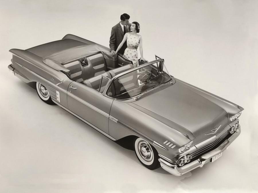  Chevrolet Bel Air Impala Convertible 1958 года  (фото 3 из 67)